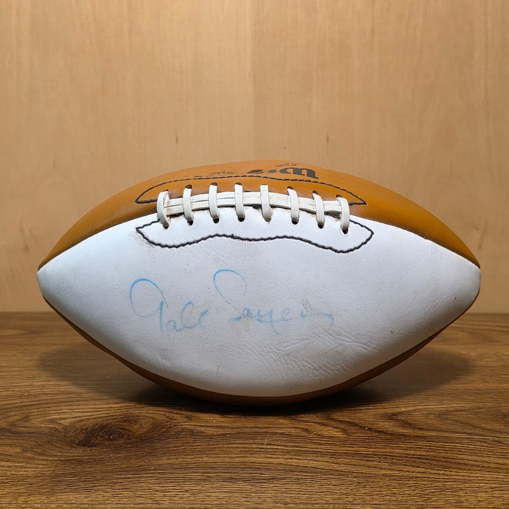 Gale Sayers Signed Wilson Football Autograph Chicago Bears HOF Unauthenticated